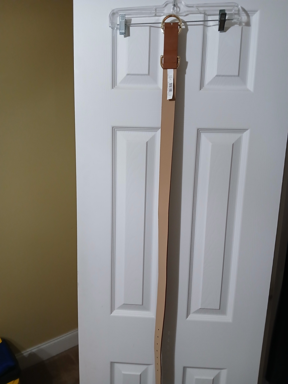 Madden Girl Brown Leather Belt with Gold Rings - Picture 9 of 9